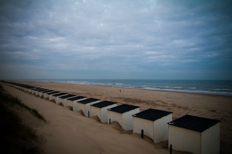Strandhuis van achter